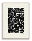"Flora Block-White" Print AP191002B