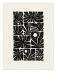 "Flora Block-White" Print AP191002B